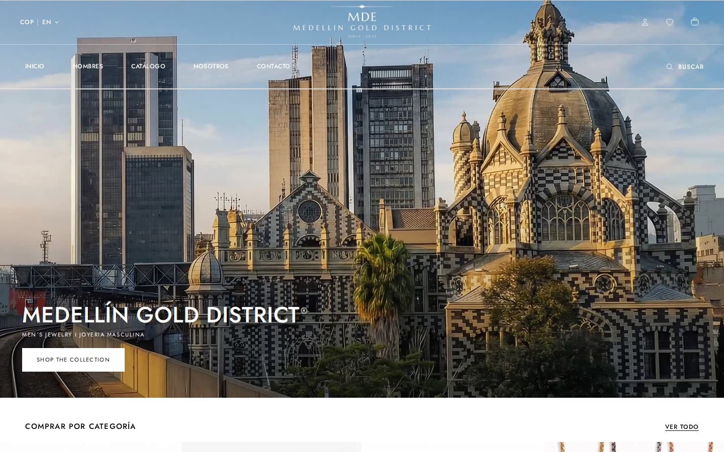 Captura real de Medellín Gold District